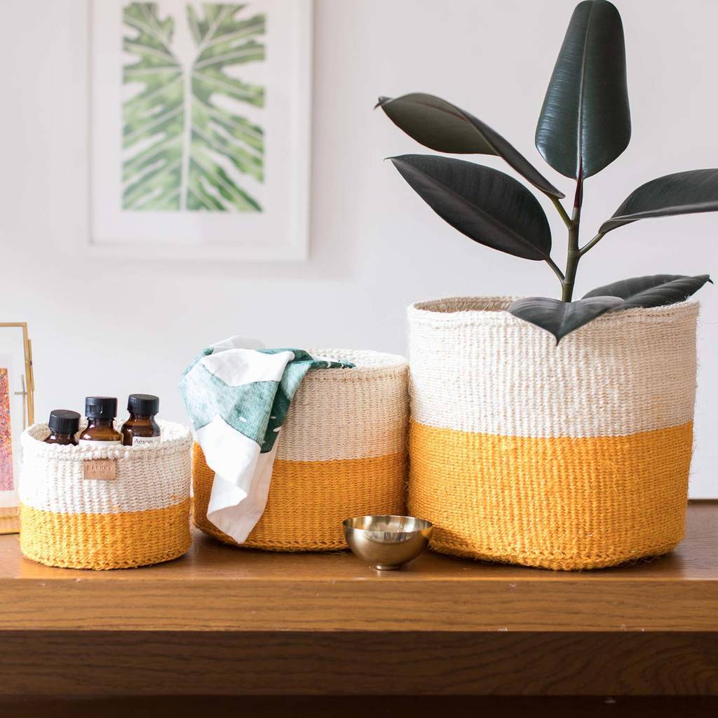 Sisal Handwoven Storage Basket
