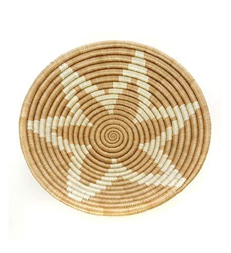 Coiled Raffia Basket / Rwanda wall Basket